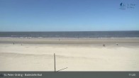 Archiv Foto Webcam St. Peter-Ording: Badestelle Bad 10:00