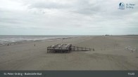 Archiv Foto Webcam St. Peter-Ording: Badestelle Bad 14:00