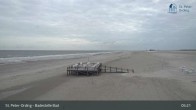 Archiv Foto Webcam St. Peter-Ording: Badestelle Bad 04:00