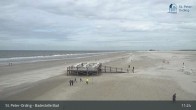 Archiv Foto Webcam St. Peter-Ording: Badestelle Bad 10:00