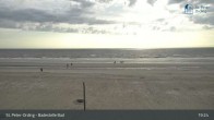 Archiv Foto Webcam St. Peter-Ording: Badestelle Bad 18:00