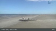 Archiv Foto Webcam St. Peter-Ording: Badestelle Bad 08:00