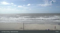 Archiv Foto Webcam St. Peter-Ording: Badestelle Bad 14:00