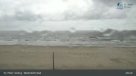 Archiv Foto Webcam St. Peter-Ording: Badestelle Bad 08:00