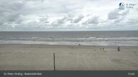 Archiv Foto Webcam St. Peter-Ording: Badestelle Bad 12:00