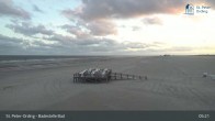 Archived image Webcam Beach Bad St. Peter-Ording 04:00