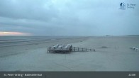 Archiv Foto Webcam St. Peter-Ording: Badestelle Bad 02:00