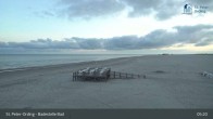 Archiv Foto Webcam St. Peter-Ording: Badestelle Bad 04:00