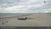 Archiv Foto Webcam St. Peter-Ording: Badestelle Bad 16:00