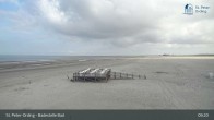 Archiv Foto Webcam St. Peter-Ording: Badestelle Bad 08:00