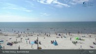 Archiv Foto Webcam St. Peter-Ording: Badestelle Bad 14:00