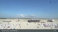 Archiv Foto Webcam St. Peter-Ording: Badestelle Bad 16:00