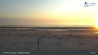 Archiv Foto Webcam St. Peter-Ording: Badestelle Bad 20:00