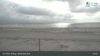 Archiv Foto Webcam St. Peter-Ording: Badestelle Bad 18:00
