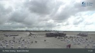 Archiv Foto Webcam St. Peter-Ording: Badestelle Bad 10:00