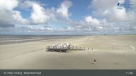Archiv Foto Webcam St. Peter-Ording: Badestelle Bad 10:00