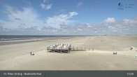 Archiv Foto Webcam St. Peter-Ording: Badestelle Bad 12:00