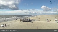 Archiv Foto Webcam St. Peter-Ording: Badestelle Bad 16:00