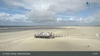 Archiv Foto Webcam St. Peter-Ording: Badestelle Bad 12:00