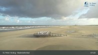 Archiv Foto Webcam St. Peter-Ording: Badestelle Bad 06:00