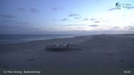Archiv Foto Webcam St. Peter-Ording: Badestelle Bad 04:00