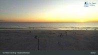 Archived image Webcam Beach Bad St. Peter-Ording 20:00