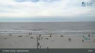 Archiv Foto Webcam St. Peter-Ording: Badestelle Bad 10:00
