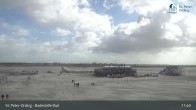 Archiv Foto Webcam St. Peter-Ording: Badestelle Bad 14:00
