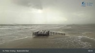 Archiv Foto Webcam St. Peter-Ording: Badestelle Bad 18:00