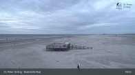 Archiv Foto Webcam St. Peter-Ording: Badestelle Bad 01:00