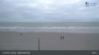 Archiv Foto Webcam St. Peter-Ording: Badestelle Bad 18:00