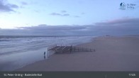 Archiv Foto Webcam St. Peter-Ording: Badestelle Bad 20:00