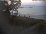 Archiv Foto Webcam Ostseebad Binz - Strandpromenade 19:00