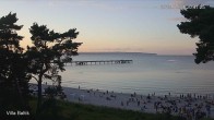 Archiv Foto Webcam Ostseebad Binz - Strandpromenade 19:00