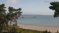 Archiv Foto Webcam Ostseebad Binz - Strandpromenade 07:00