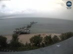 Archiv Foto Webcam Ostseebad Sellin: Seebrücke 19:00