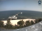 Archiv Foto Webcam Ostseebad Sellin: Seebrücke 08:00