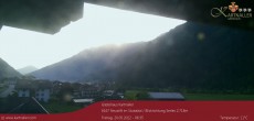 Archived image Webcam View to Neustift and Serles 00:00