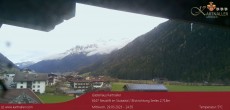 Archived image Webcam View to Neustift and Serles 13:00