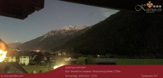 Archived image Webcam View to Neustift and Serles 01:00