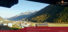 Archived image Webcam View to Neustift and Serles 13:00