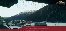 Archiv Foto Webcam Blick Neustift und Serles / Stubaital 07:00