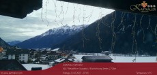 Archiv Foto Webcam Blick Neustift und Serles / Stubaital 06:00