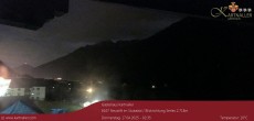 Archived image Webcam View to Neustift and Serles 01:00