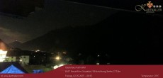 Archived image Webcam View to Neustift and Serles 23:00