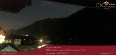 Archived image Webcam View to Neustift and Serles 23:00