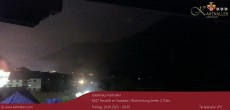 Archived image Webcam View to Neustift and Serles 23:00