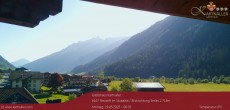Archiv Foto Webcam Blick Neustift und Serles / Stubaital 07:00