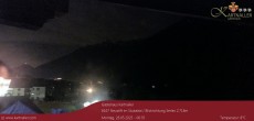 Archived image Webcam View to Neustift and Serles 23:00