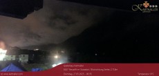 Archived image Webcam View to Neustift and Serles 23:00
